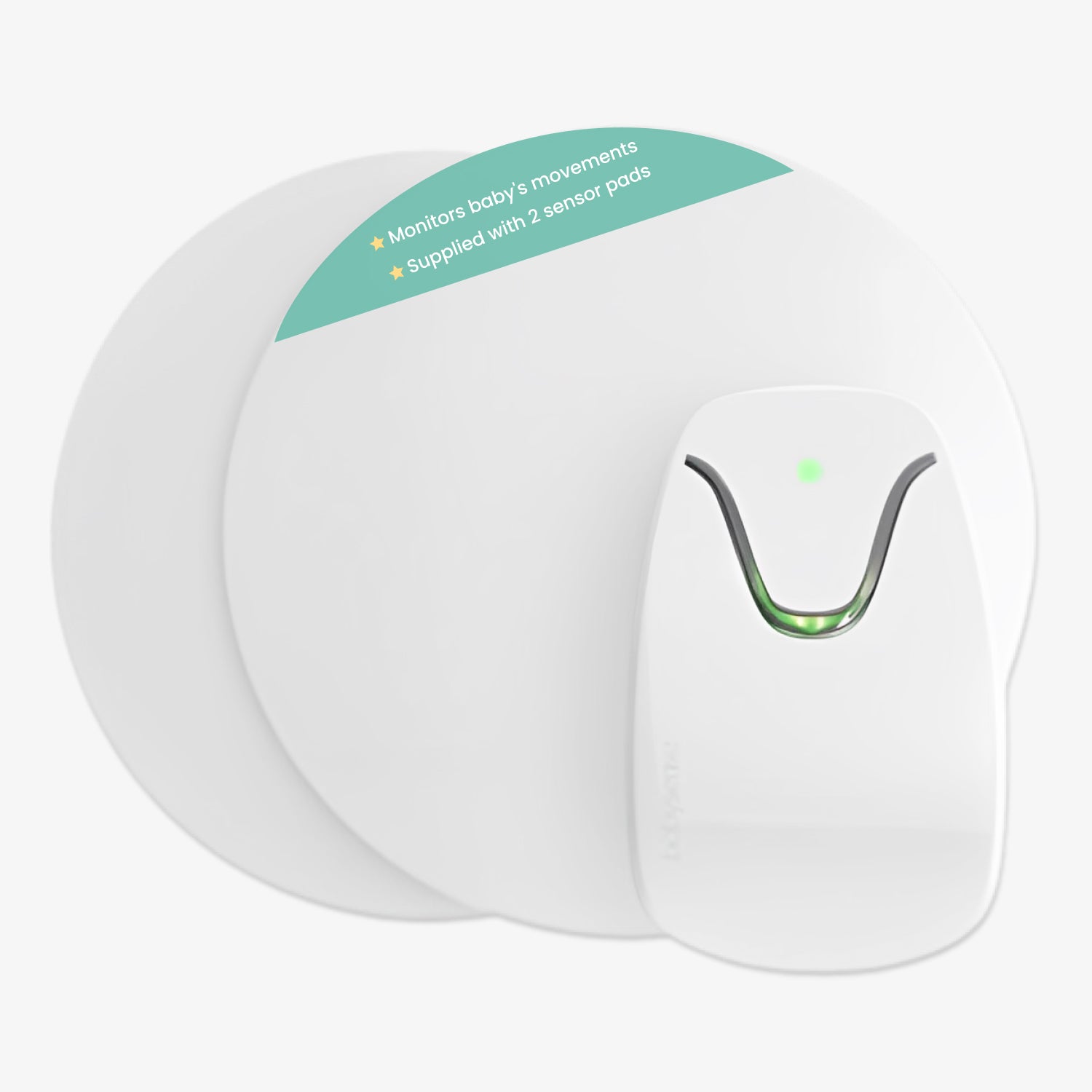 Babysense 7 Baby-Atemmonitor – Echtzeit-Warnungen bei Atemaussetzern und Unregelmäßigkeiten, Medizinisch Zertifiziert, Rundum-Überwachung für Sicheren Schlaf