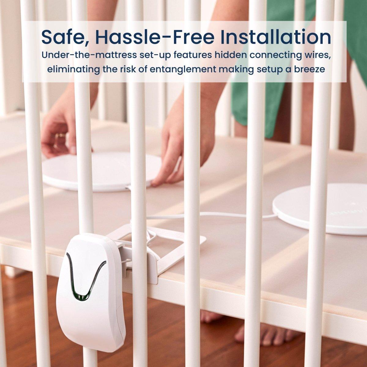 Babysense 7 & V43: Monitor Video per Bambini con Avvisi in Tempo Reale per Assenza di Respiro e Irregolarità, 2 Telecamere