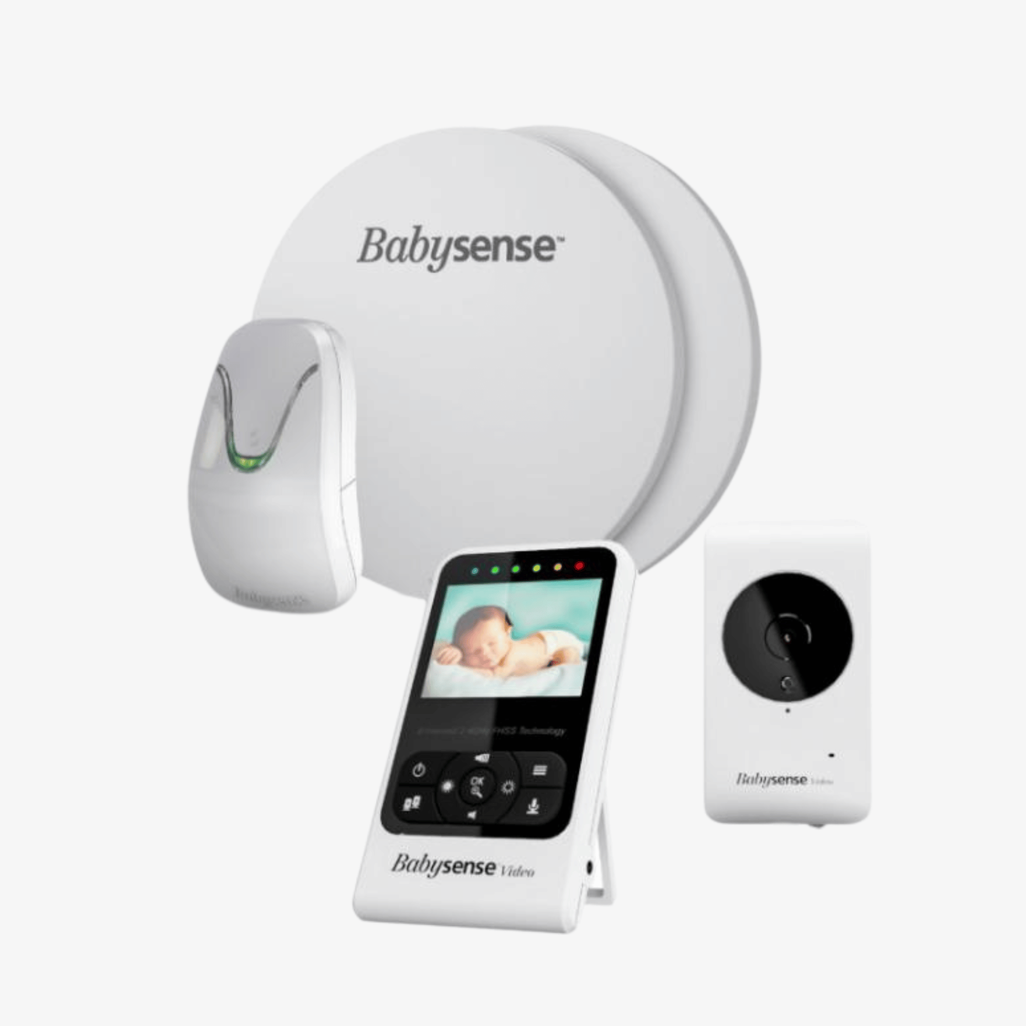 Babysense 7 & V24R: Baby Monitor con 1 Telecamera, Schermo Diviso & Monitor per la Respirazione