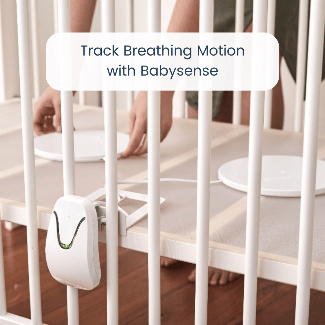 Babysense Caméra HD Moniteur Bébé Avec Alerte Respiration Sans Contact - Détection Temps Réel Certifiée Médicale