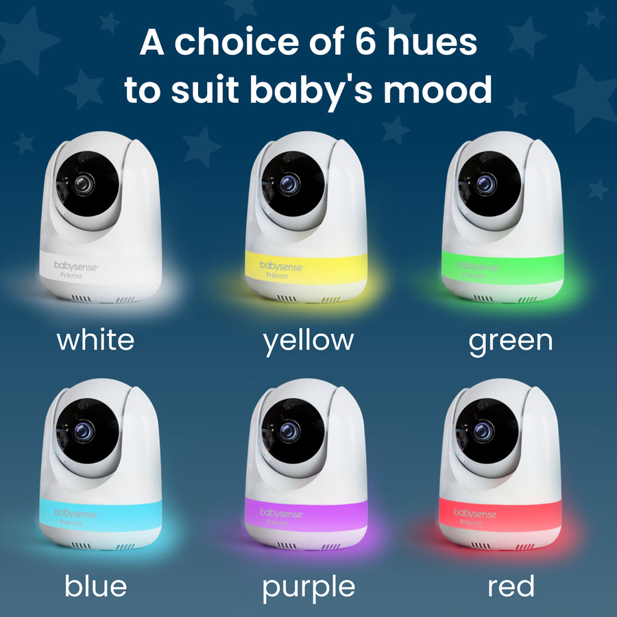 Babysense Prisma: Video Baby Monitor with 2 Cameras, Non Wifi, Split ...
