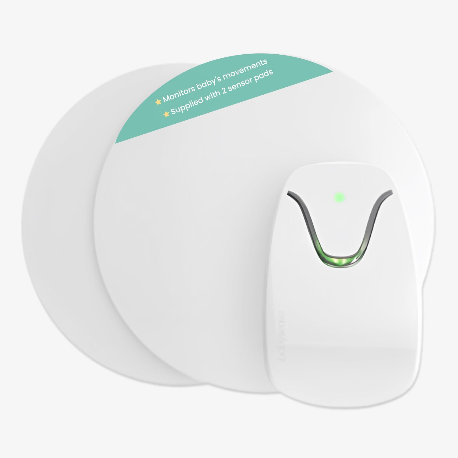 Babysense 7 – Monitor per Bambini con Avvisi in Tempo Reale di Mancanza di Respiro e Irregolarità, Certificato Medico, Monitoraggio Completo per un Sonno Sicuro