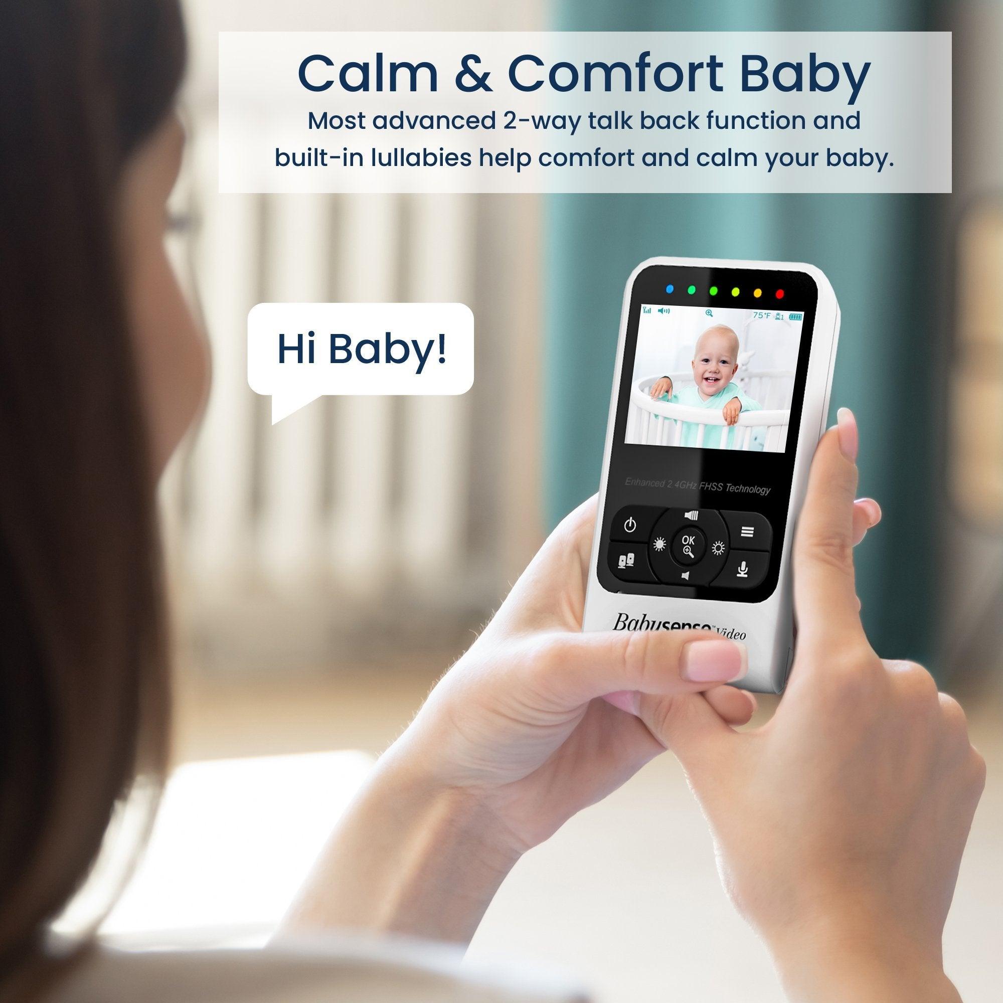 Babysense 7 & V24R: Baby Monitor con 1 Telecamera, Schermo Diviso & Monitor per la Respirazione