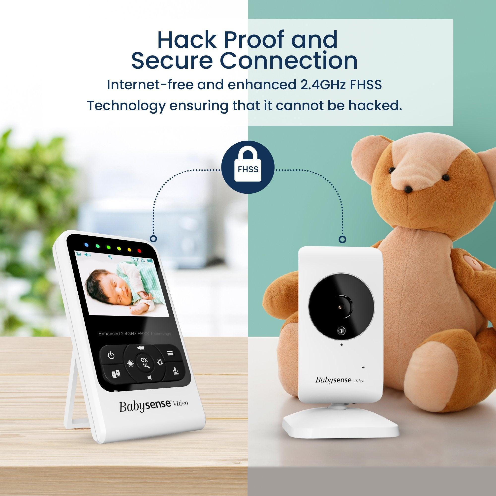 Babysense 7 & V24R: Baby Monitor con 1 Telecamera, Schermo Diviso & Monitor per la Respirazione