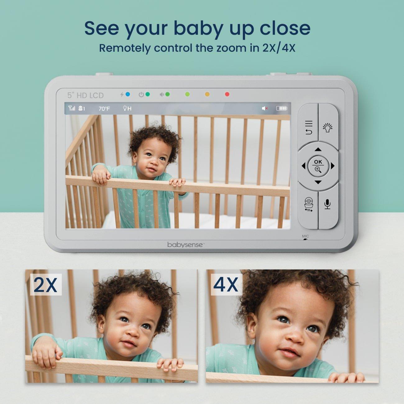 Babysense True Sleep: Babyphone Mit Kamera & Atemüberwachung Baby 1 oder 2 Kameras